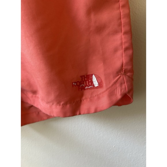The North‎ Face Women's Small Orange Athletic Shorts 4" Inseam Hiking Outdoors - Picture 3 of 8